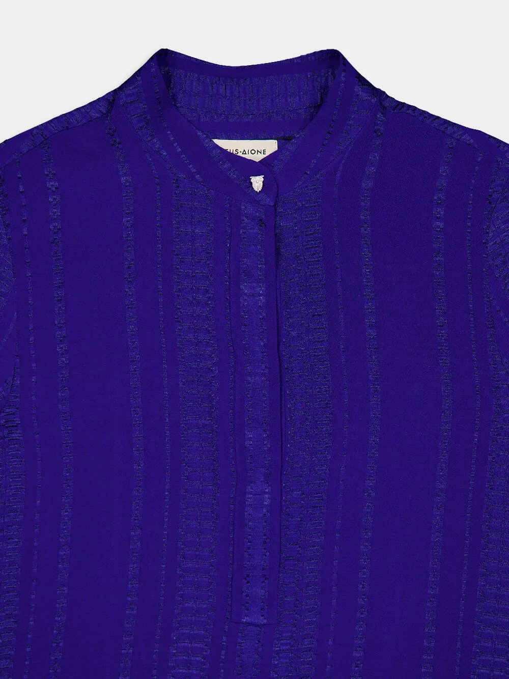 Hera Sapphire Pleated Blouse