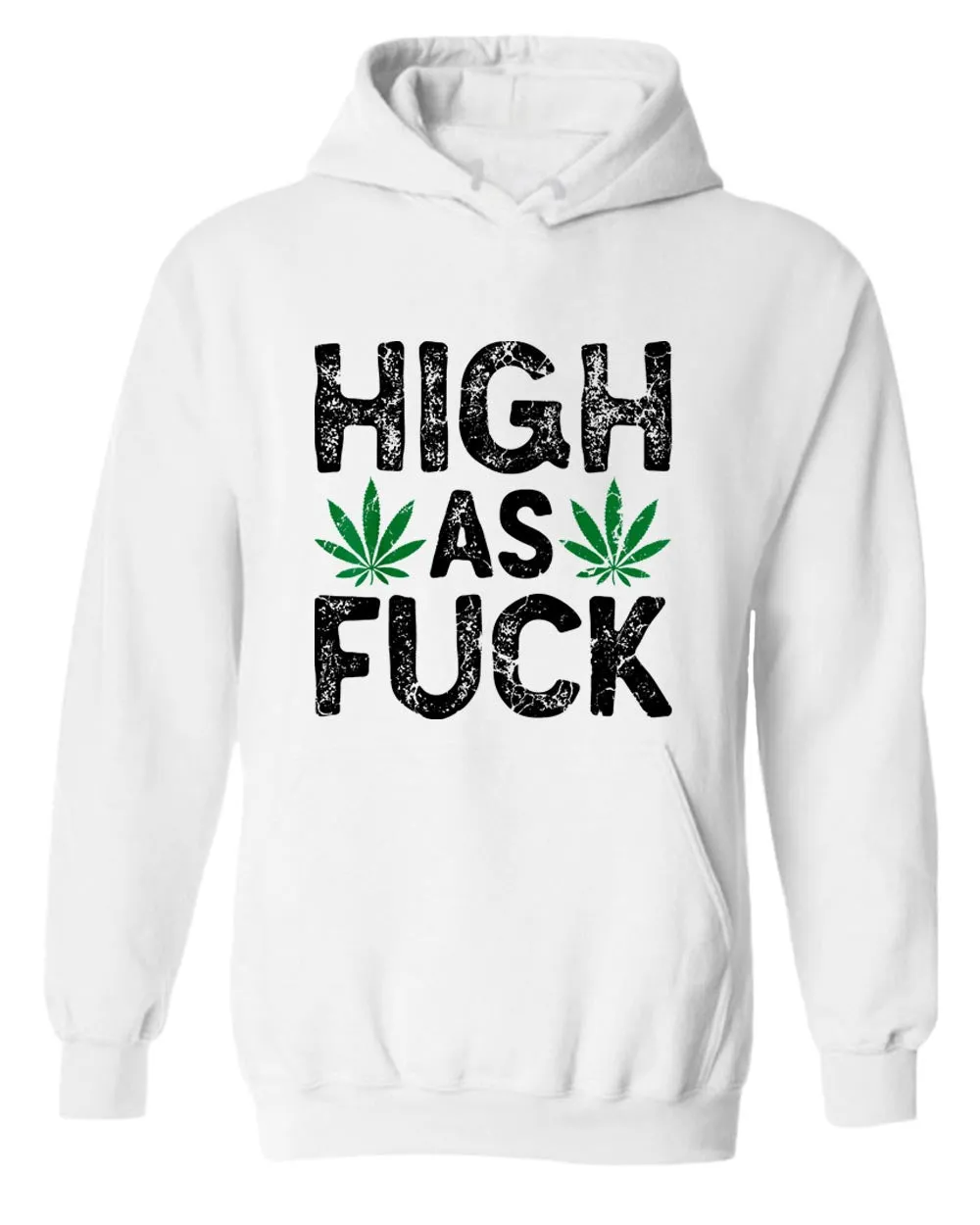 High as f**k hoodie