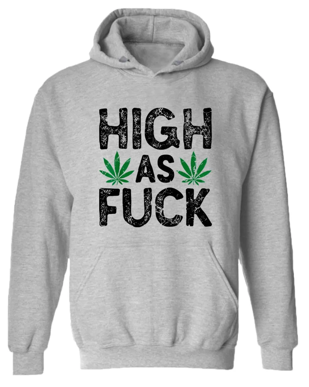 High as f**k hoodie