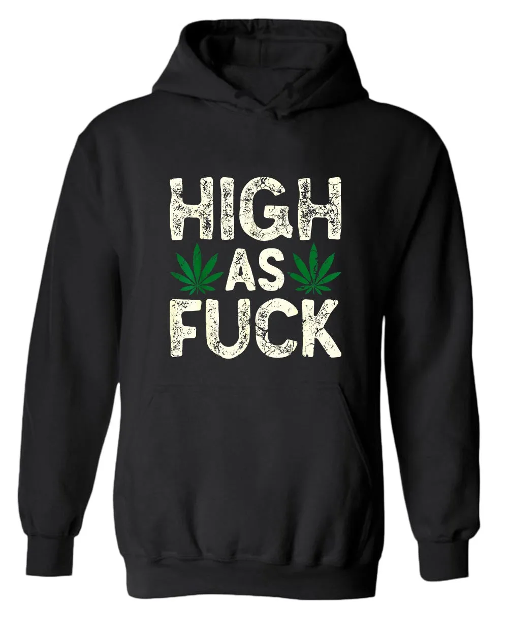 High as f**k hoodie