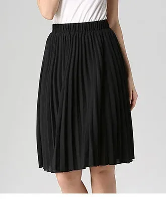 High Waist Chiffon Pleated Tutu Skirts