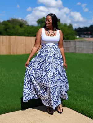 HIGH WAISTED MAXI SKIRT