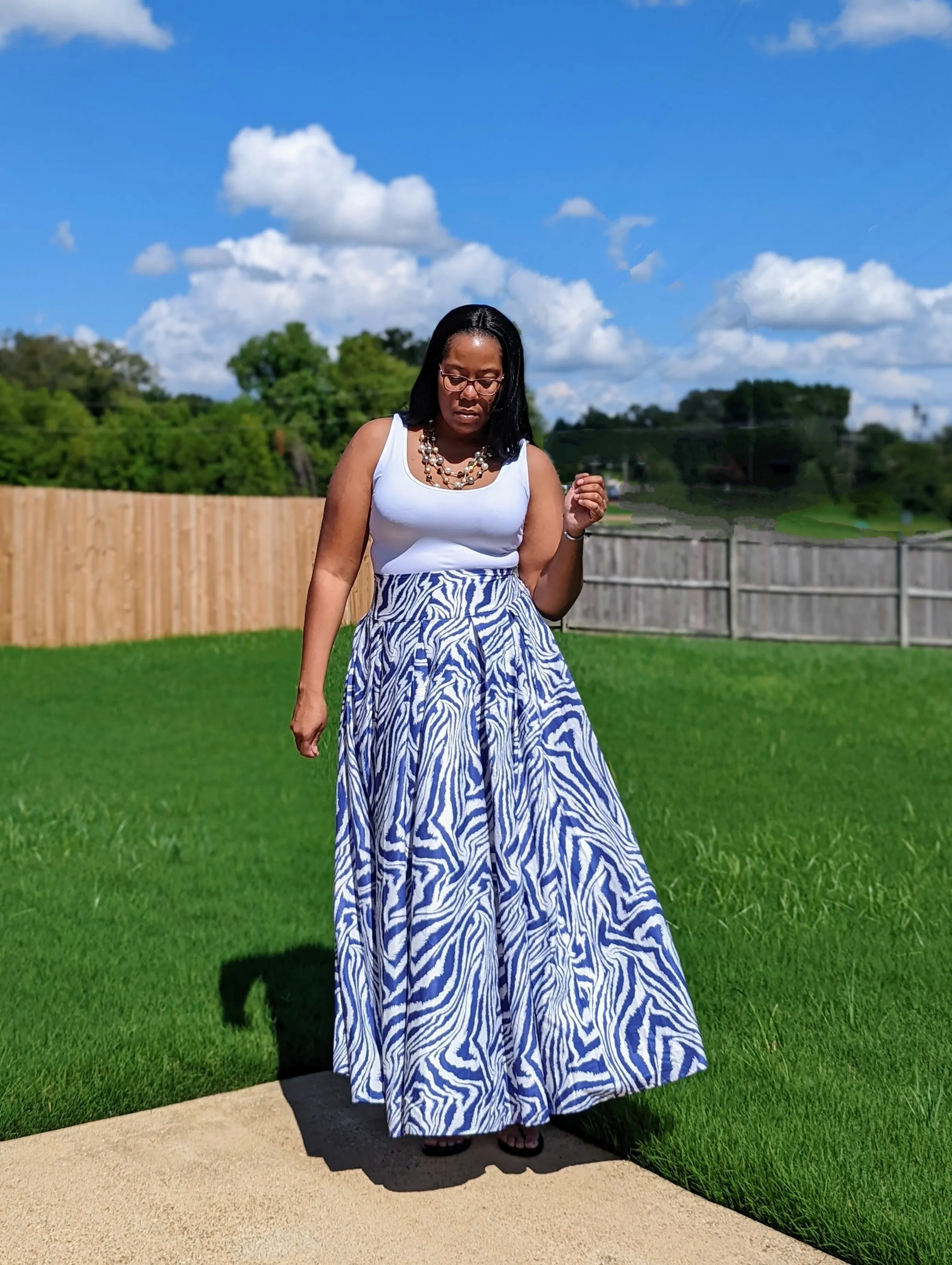 HIGH WAISTED MAXI SKIRT