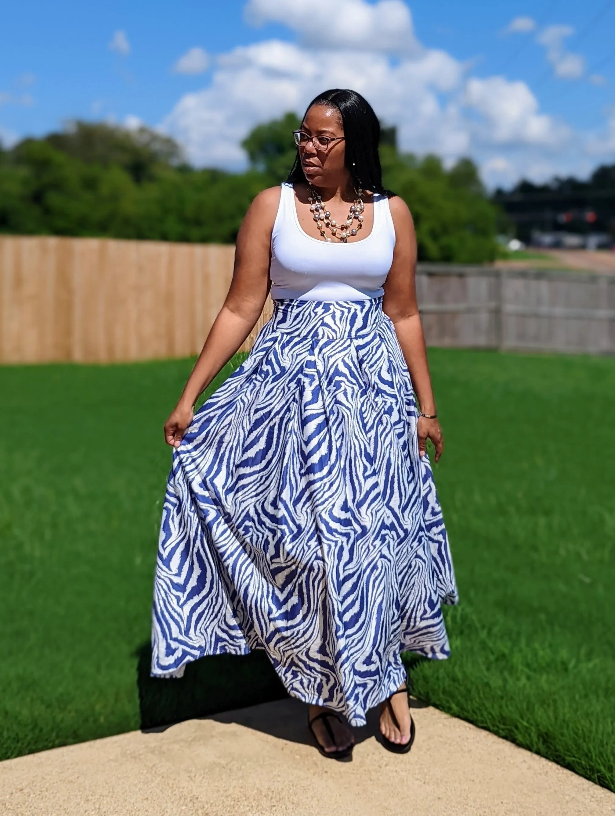 HIGH WAISTED MAXI SKIRT