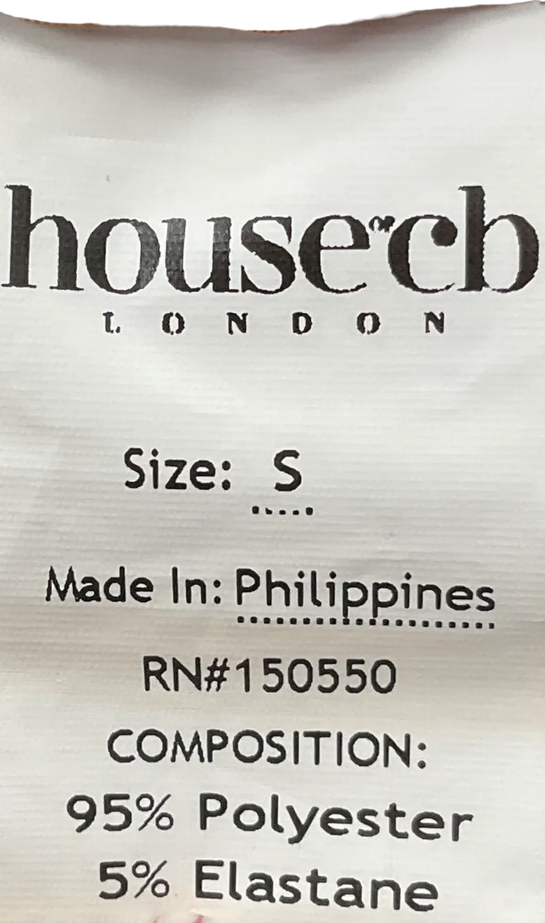 House of CB Brown Imogen Chocolate Jersey Twist Front Maxi Skirt UK S