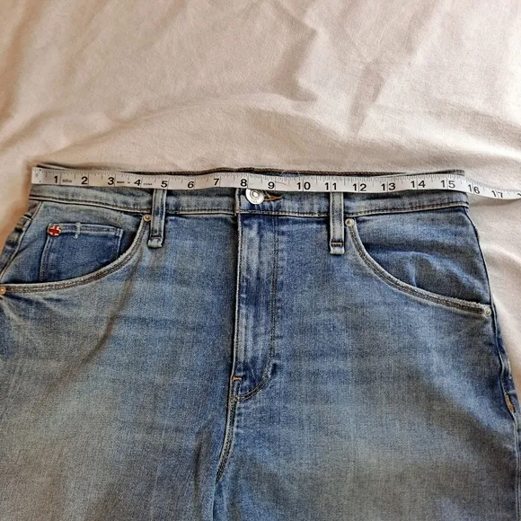 Hudson Jeans Barbara High-Waist Super-Skinny Blue Jeans Women's Size 31