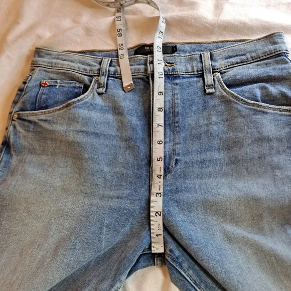 Hudson Jeans Barbara High-Waist Super-Skinny Blue Jeans Women's Size 31