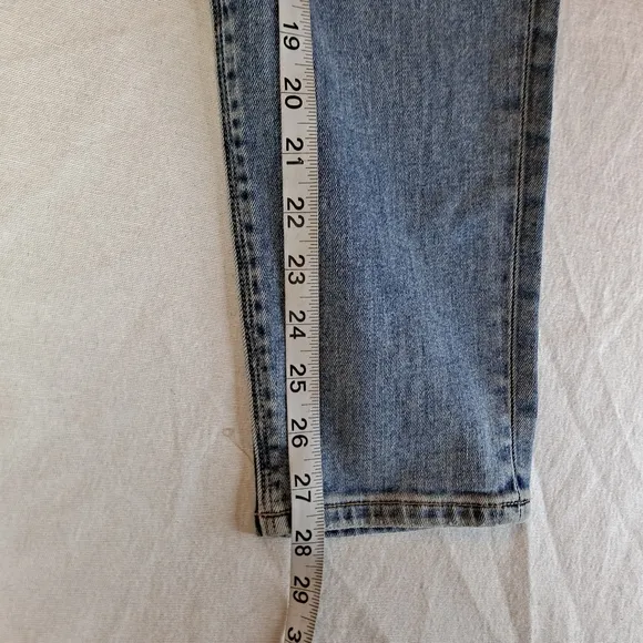 Hudson Jeans Barbara High-Waist Super-Skinny Blue Jeans Women's Size 31
