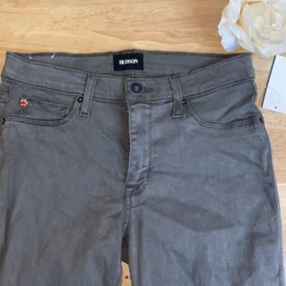 Hudson Jeans Grey Natalie Skinny Ankle Jeans-27