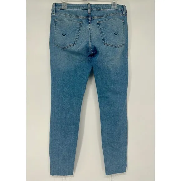 Hudson Krista super skinny raw hem Jeans size 29