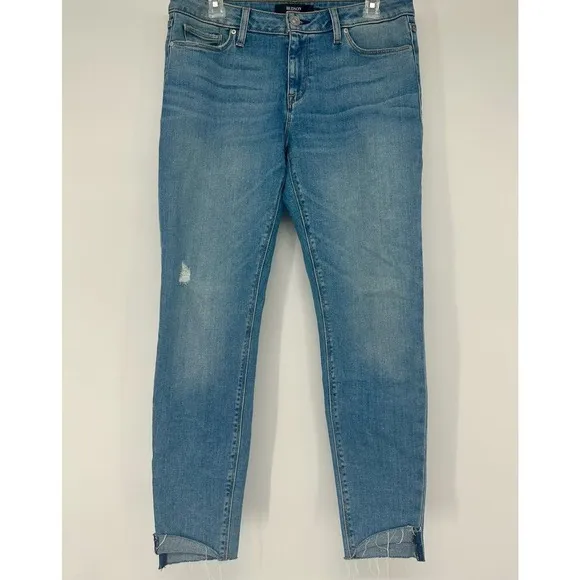 Hudson Krista super skinny raw hem Jeans size 29
