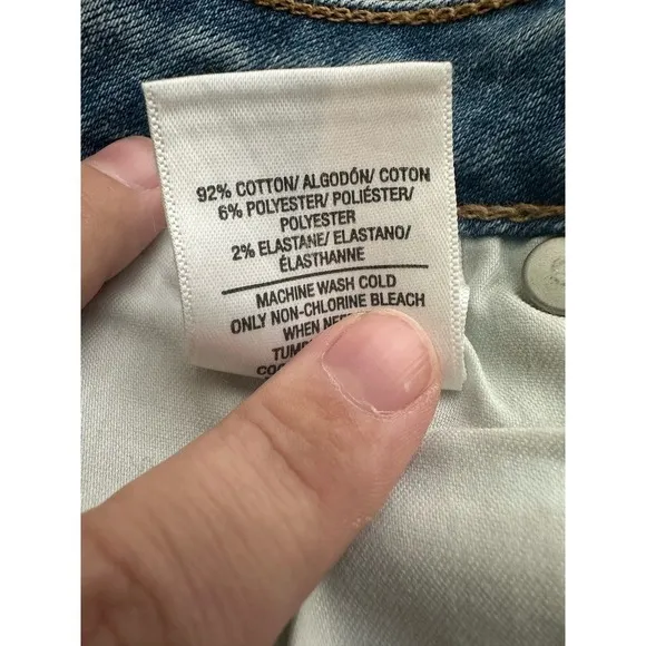 Hudson Krista super skinny raw hem Jeans size 29