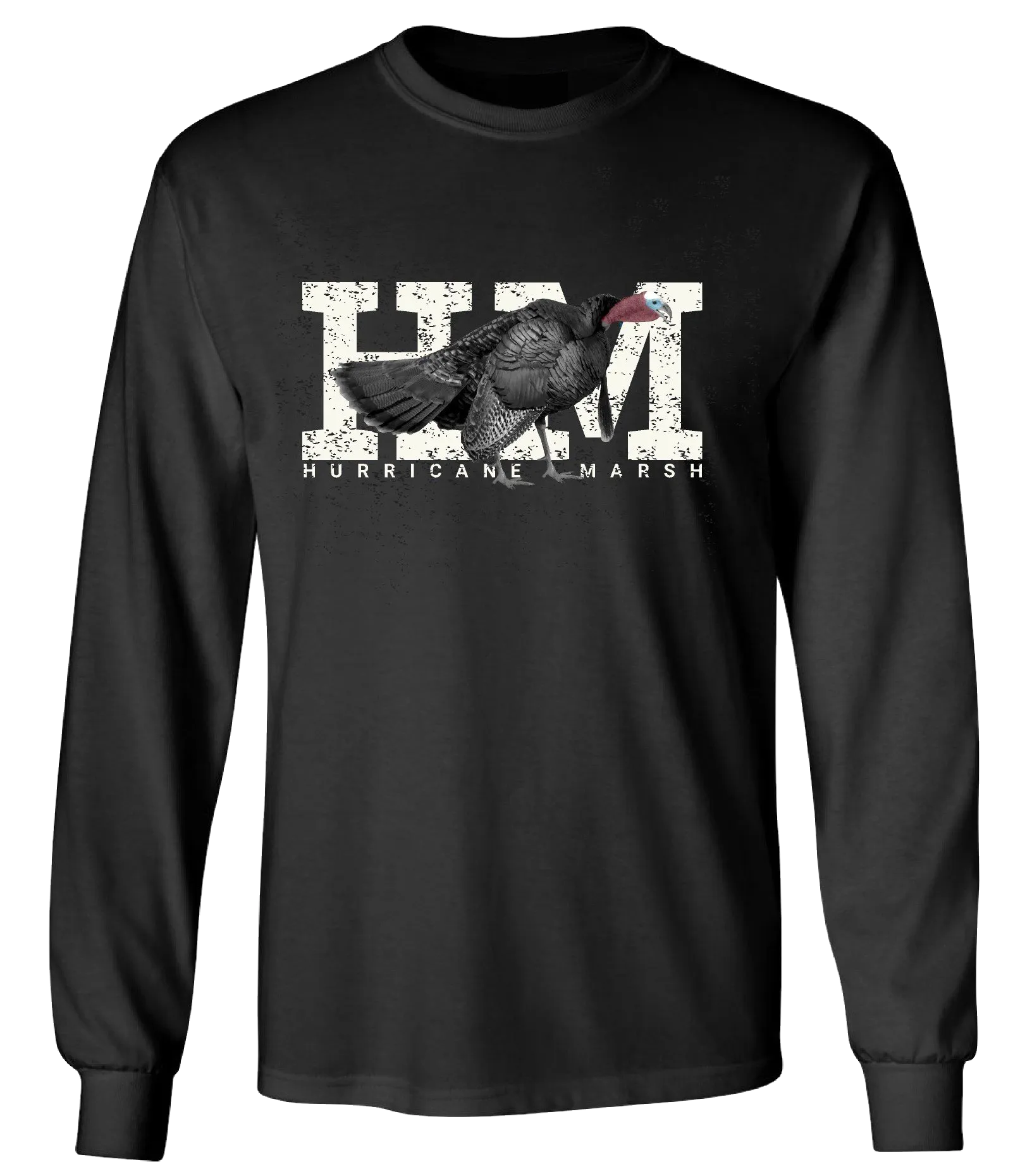 Hurricane Marsh Long Sleeve Turkey T-Shirt
