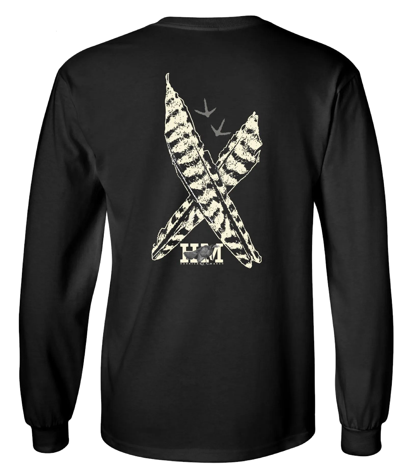 Hurricane Marsh Long Sleeve Turkey T-Shirt