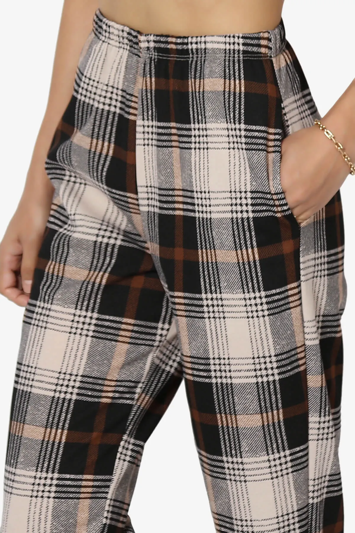 Imelda Plaid Tank Top & Carrot Pants SET