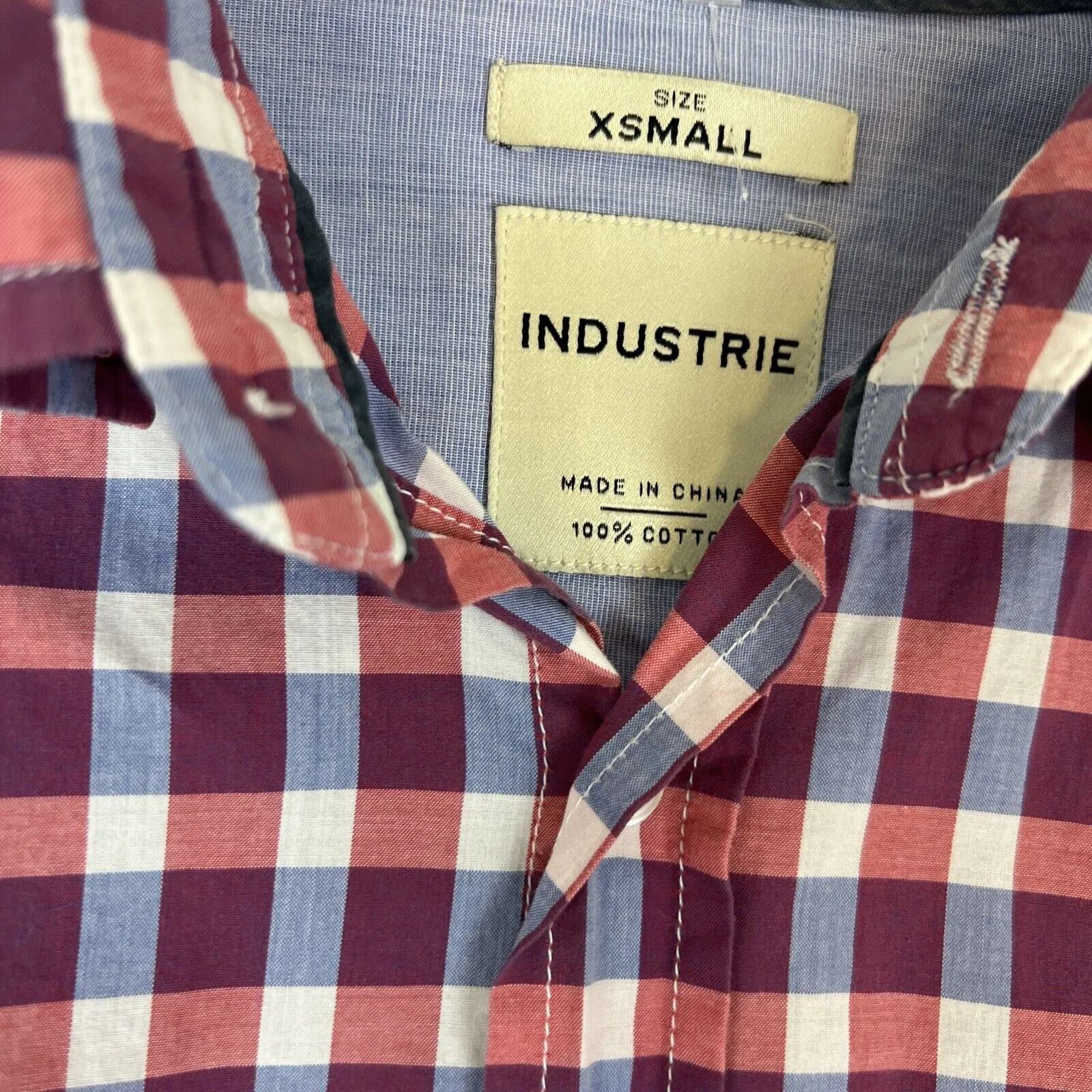 Industrie Mens Long Sleeve Button Up Shirt Size XS