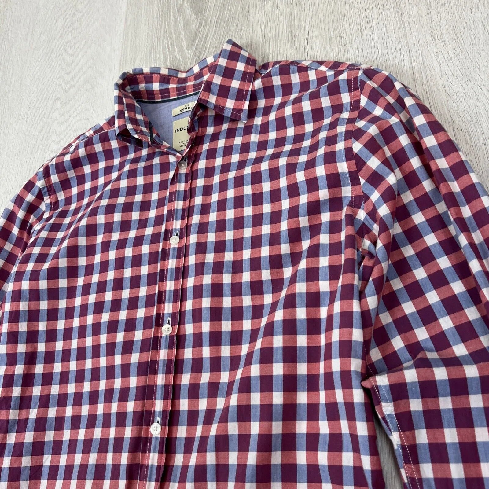 Industrie Mens Long Sleeve Button Up Shirt Size XS