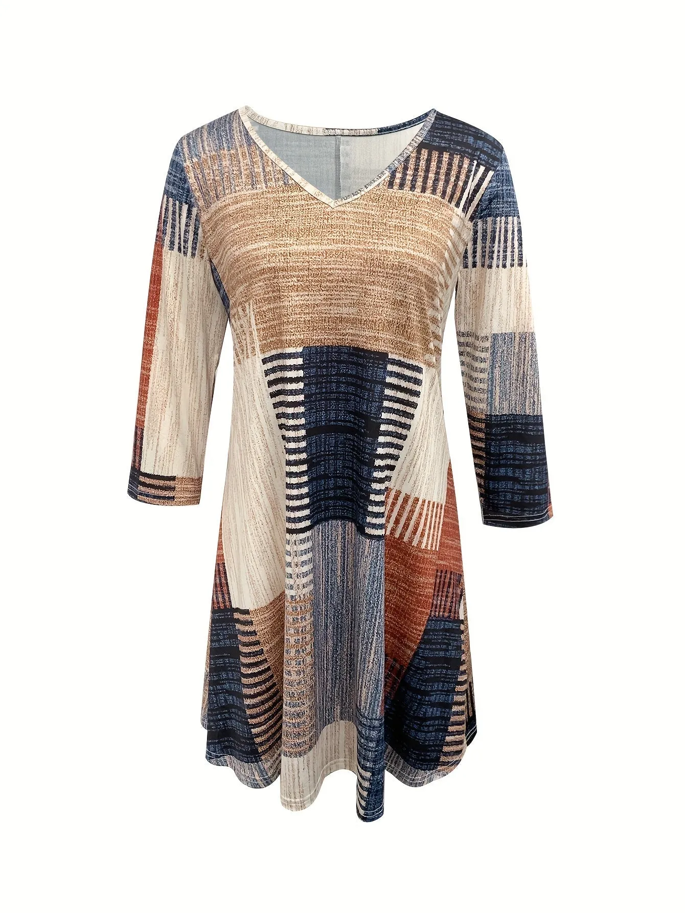 Irene® | Knee-length knitted A-line dress