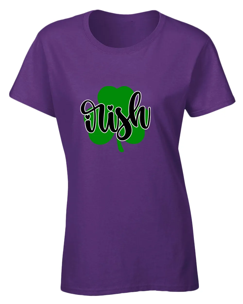 Irish clover shamrock t-shirt women st patrick's day t-shirt