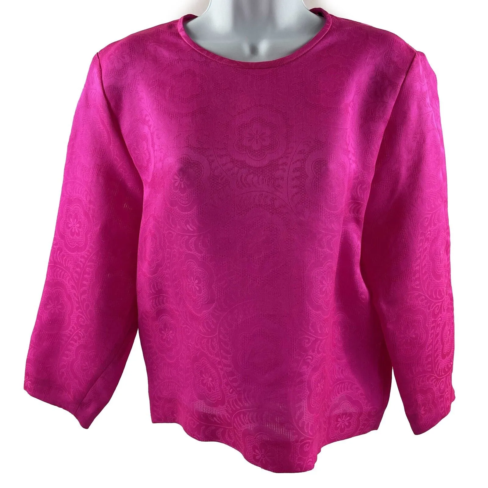 Isabel Marant - Pristine - Floral Jacquard Silk Blouse - Pink - 34 - XS - Top