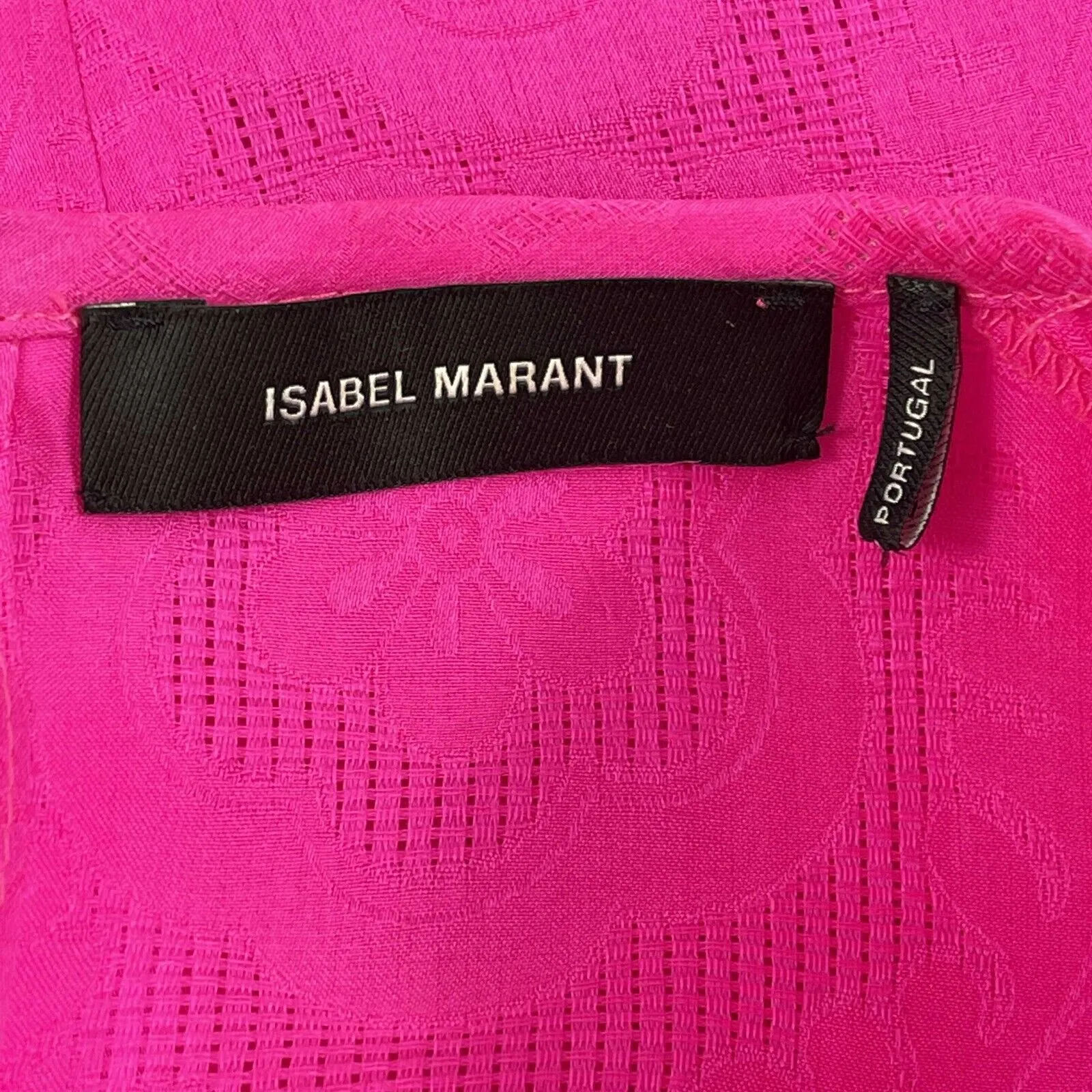 Isabel Marant - Pristine - Floral Jacquard Silk Blouse - Pink - 34 - XS - Top