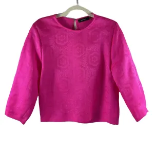 Isabel Marant - Pristine - Floral Jacquard Silk Blouse - Pink - 34 - XS - Top