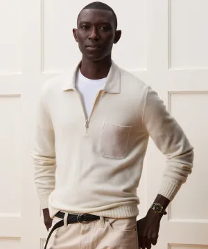 Italian Cashmere Half-Zip Sweater