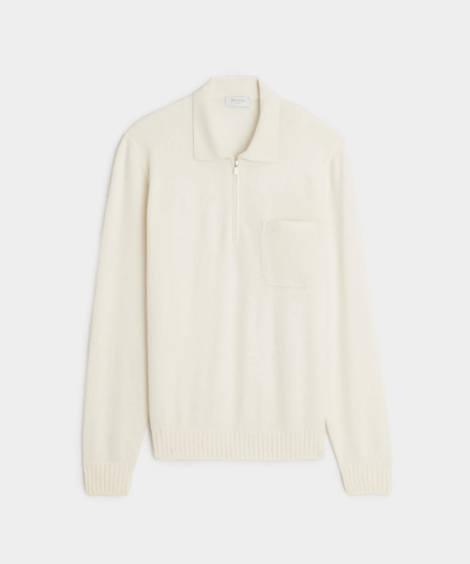 Italian Cashmere Half-Zip Sweater