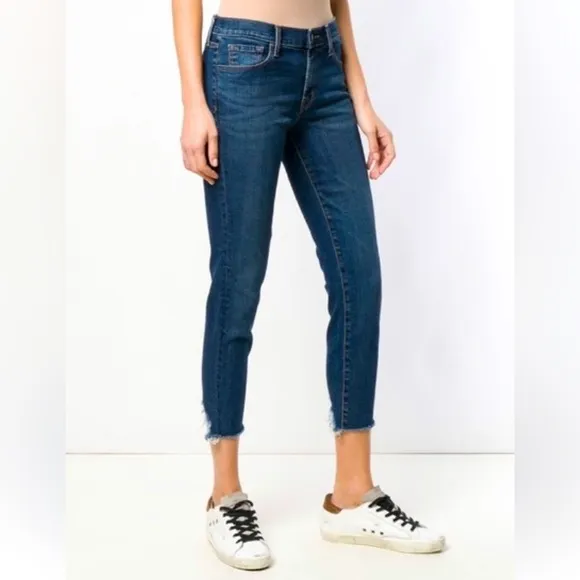 J Brand Captivate Destruct Skinny Ankle Jeans