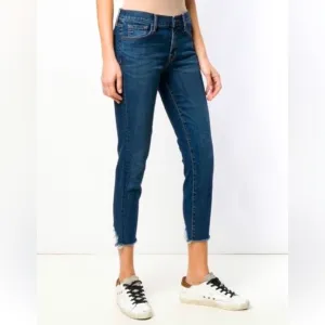 J Brand Captivate Destruct Skinny Ankle Jeans