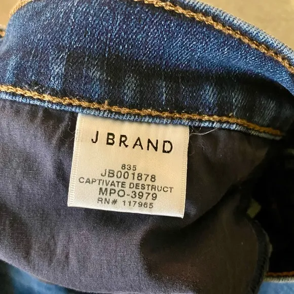 J Brand Captivate Destruct Skinny Ankle Jeans