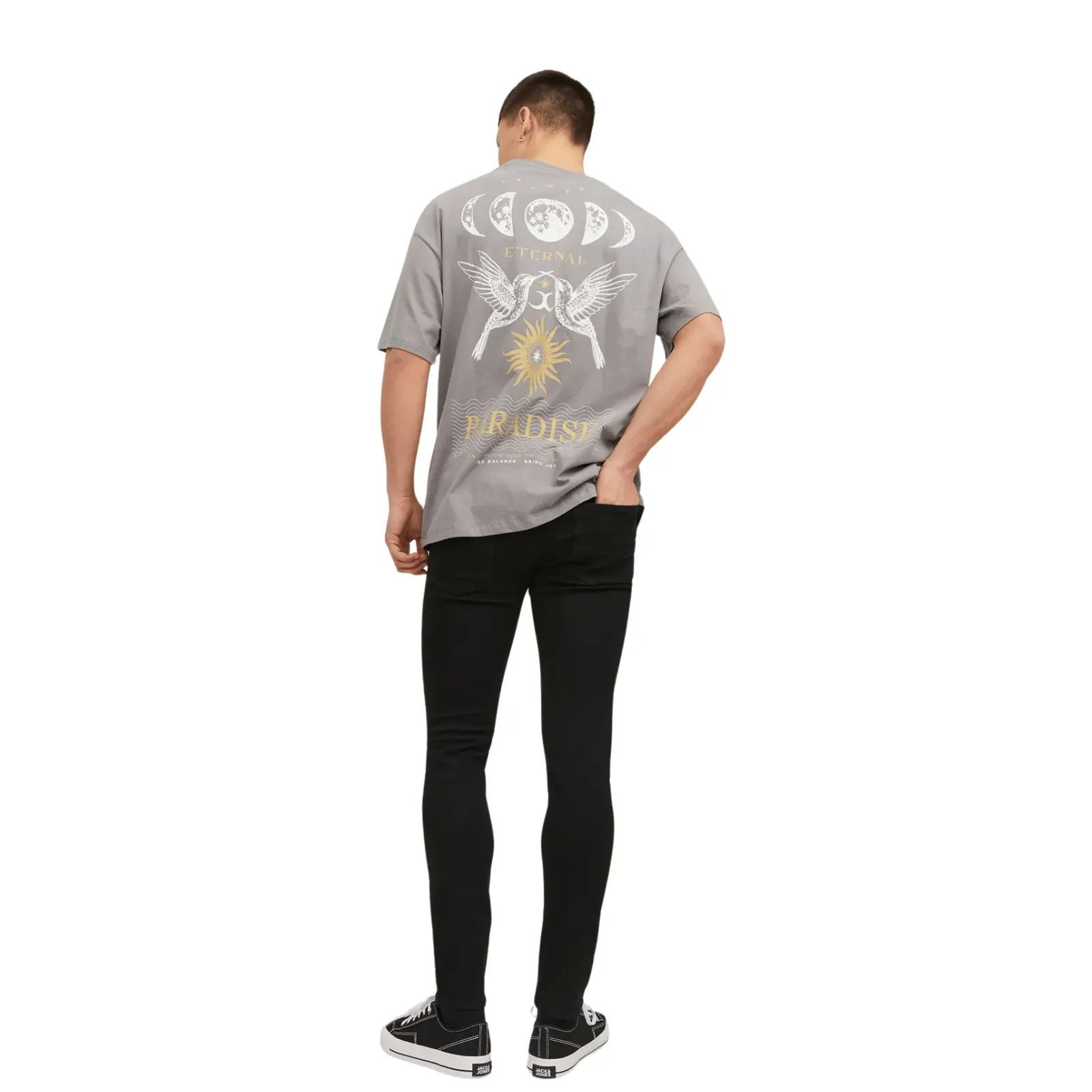 Jack & Jones Mens Liam Original AKM 773 Skinny Fit Jeans