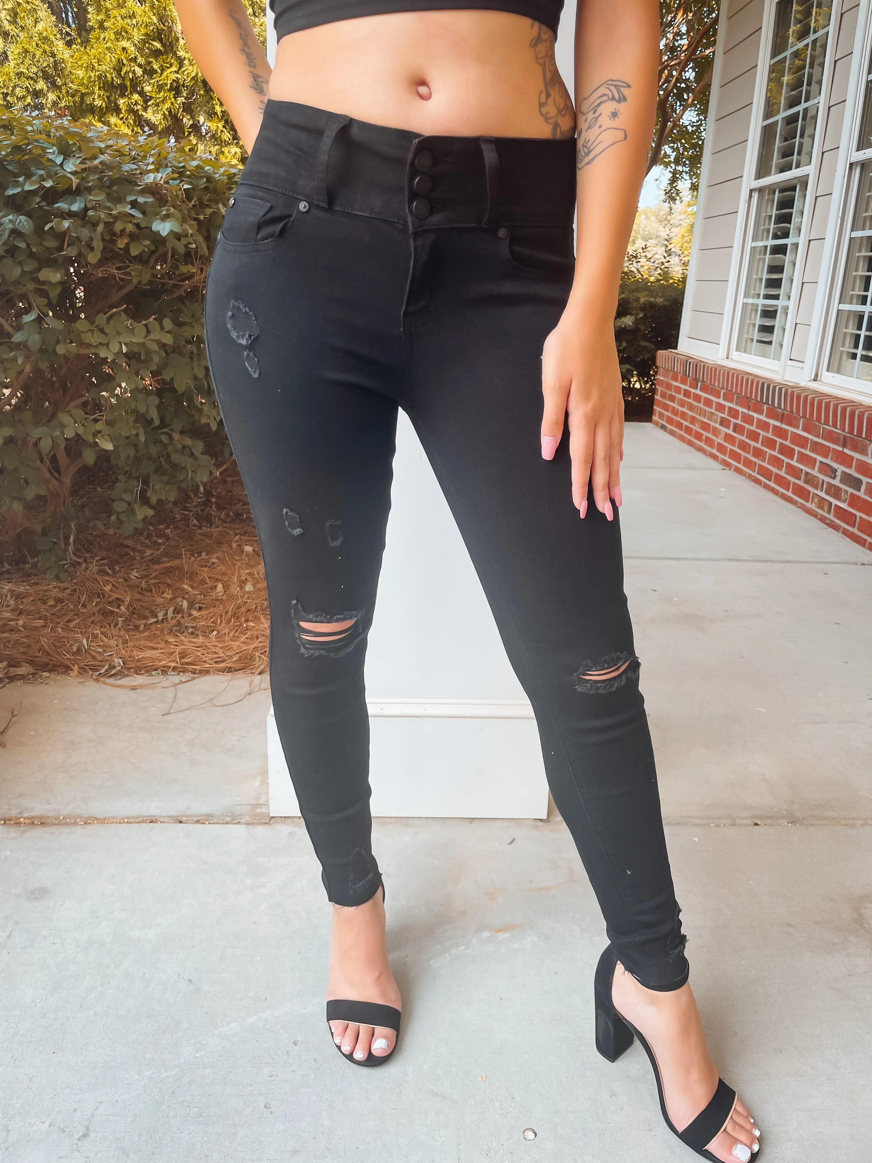 Jade Distressed Jeans
