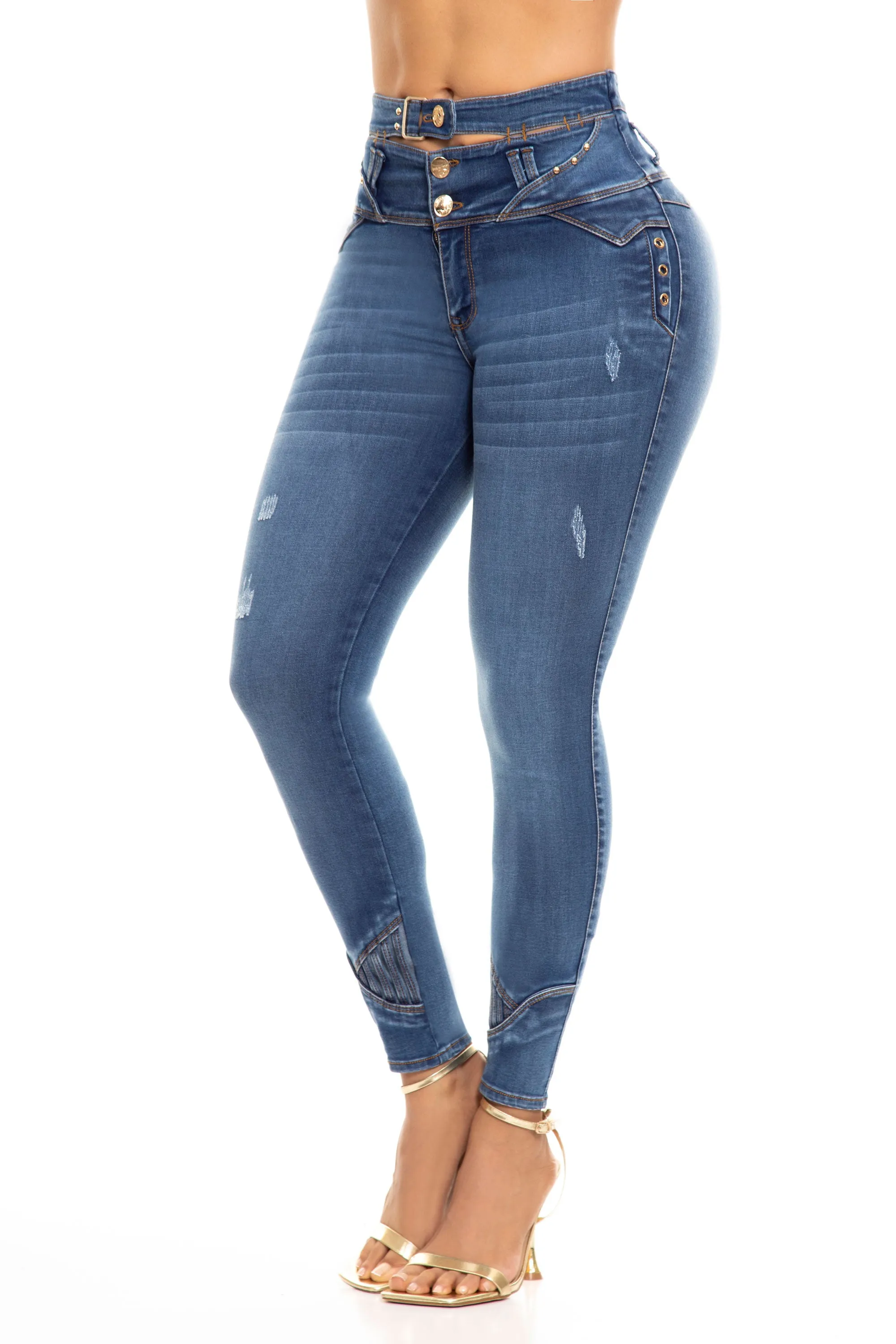 JEANS COLOMBIANOS PUSH UP AZUL TAMDAZ01024-40