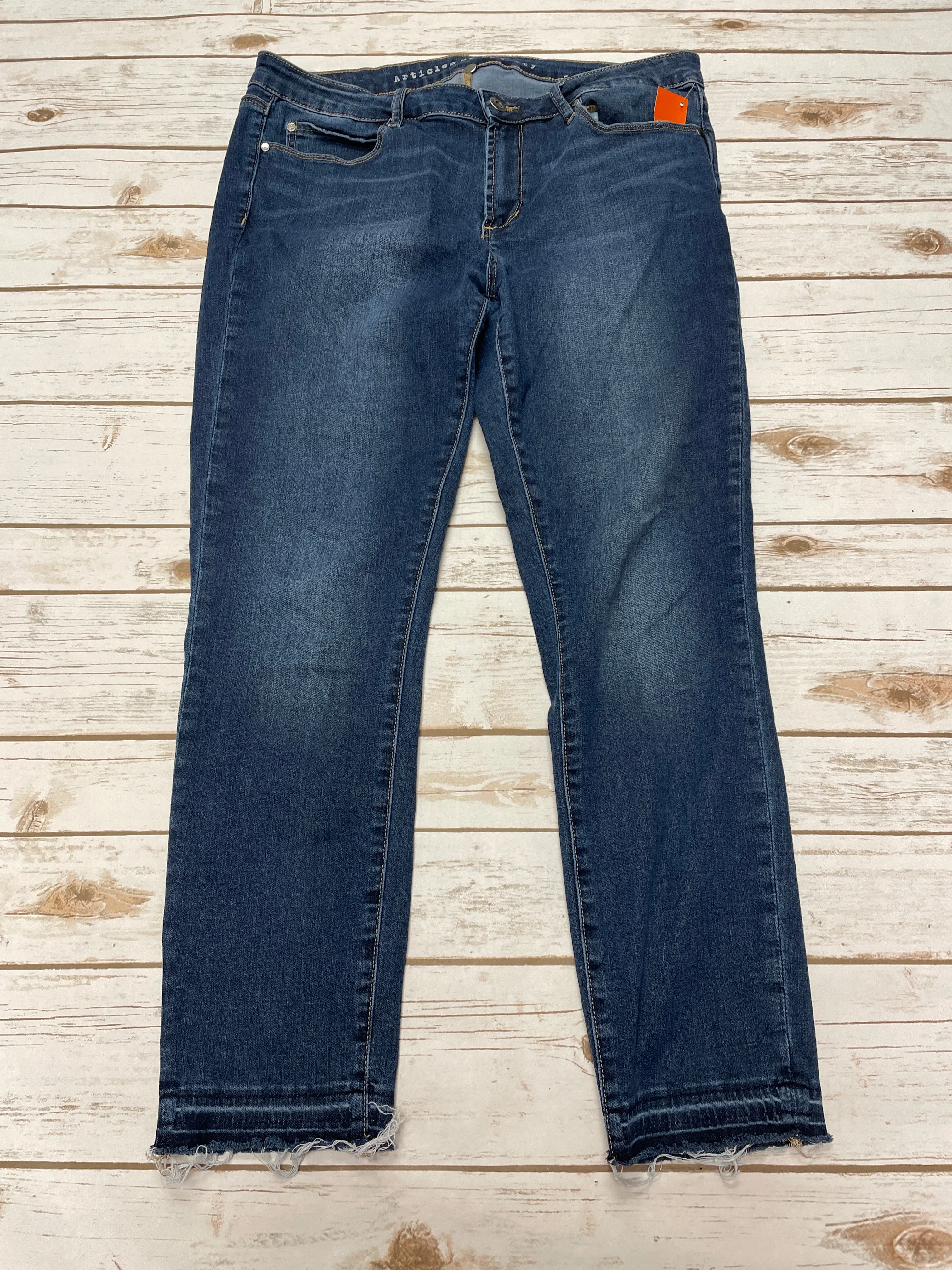 Jeans Skinny By Articles Of Society In Blue Denim, Size: 14