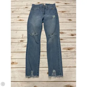 Jeans Skinny By Madewell In Blue Denim, Size: 4