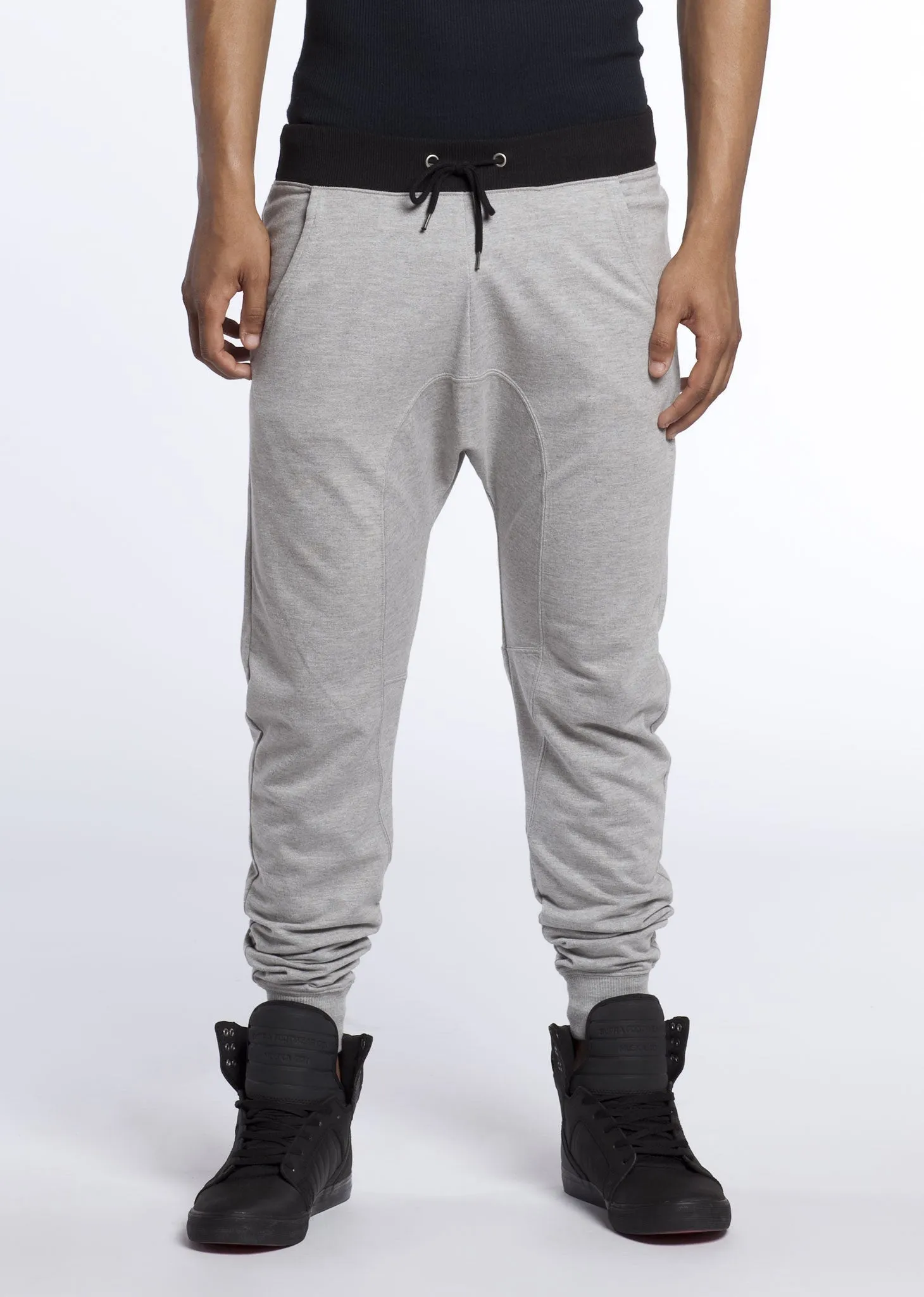 Jogger with Contrasting Waistband