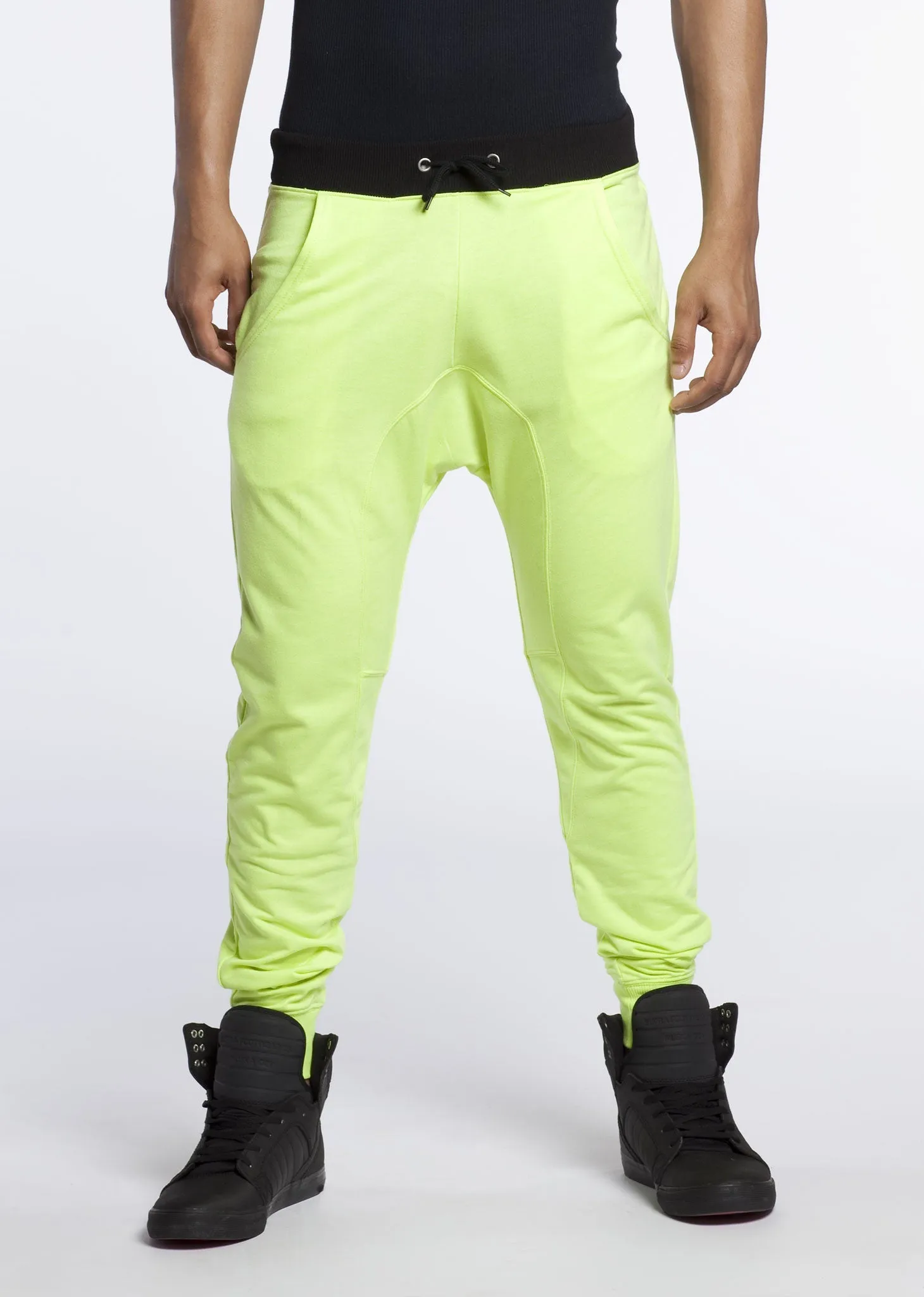 Jogger with Contrasting Waistband