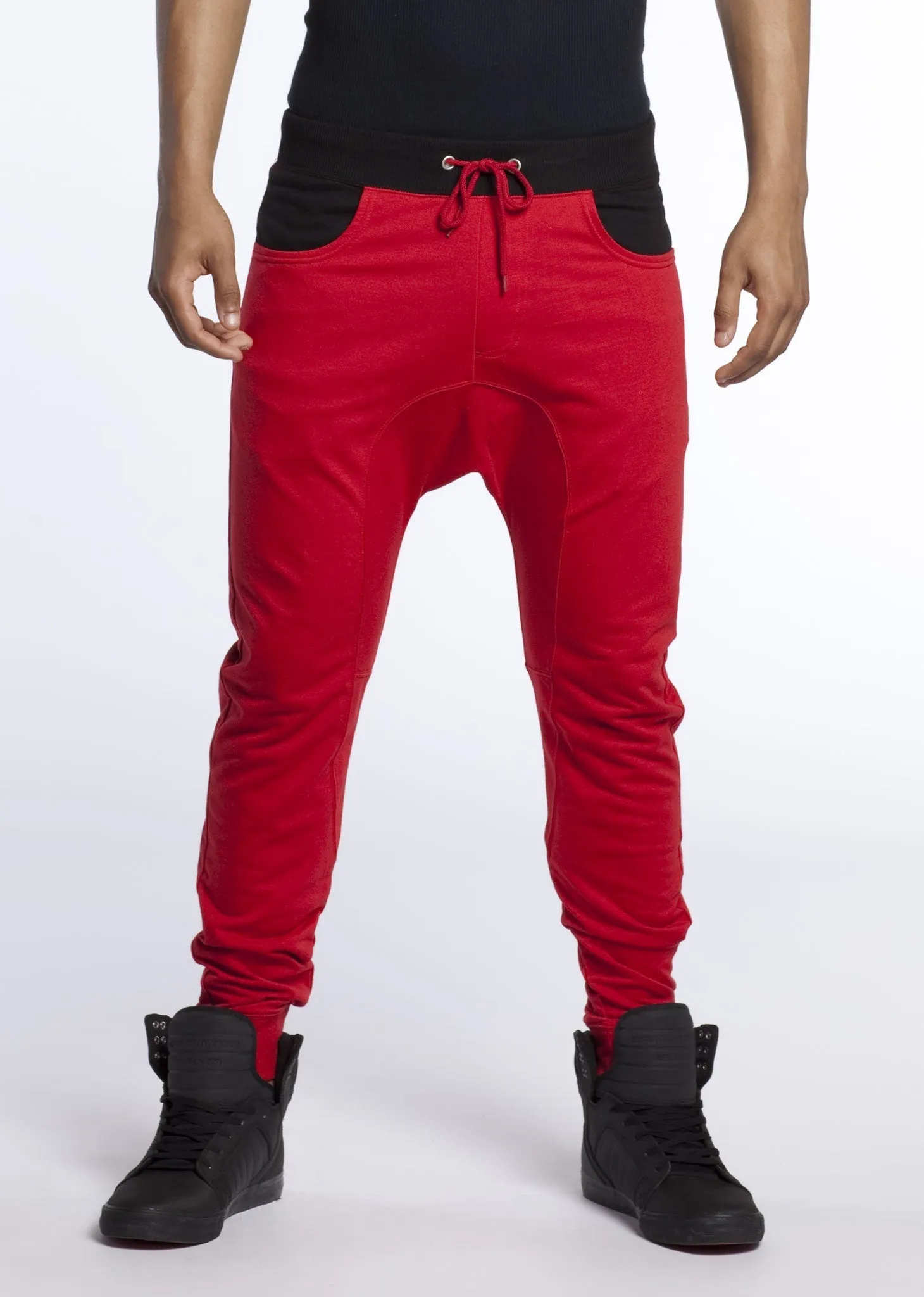 Jogger with Contrasting Waistband