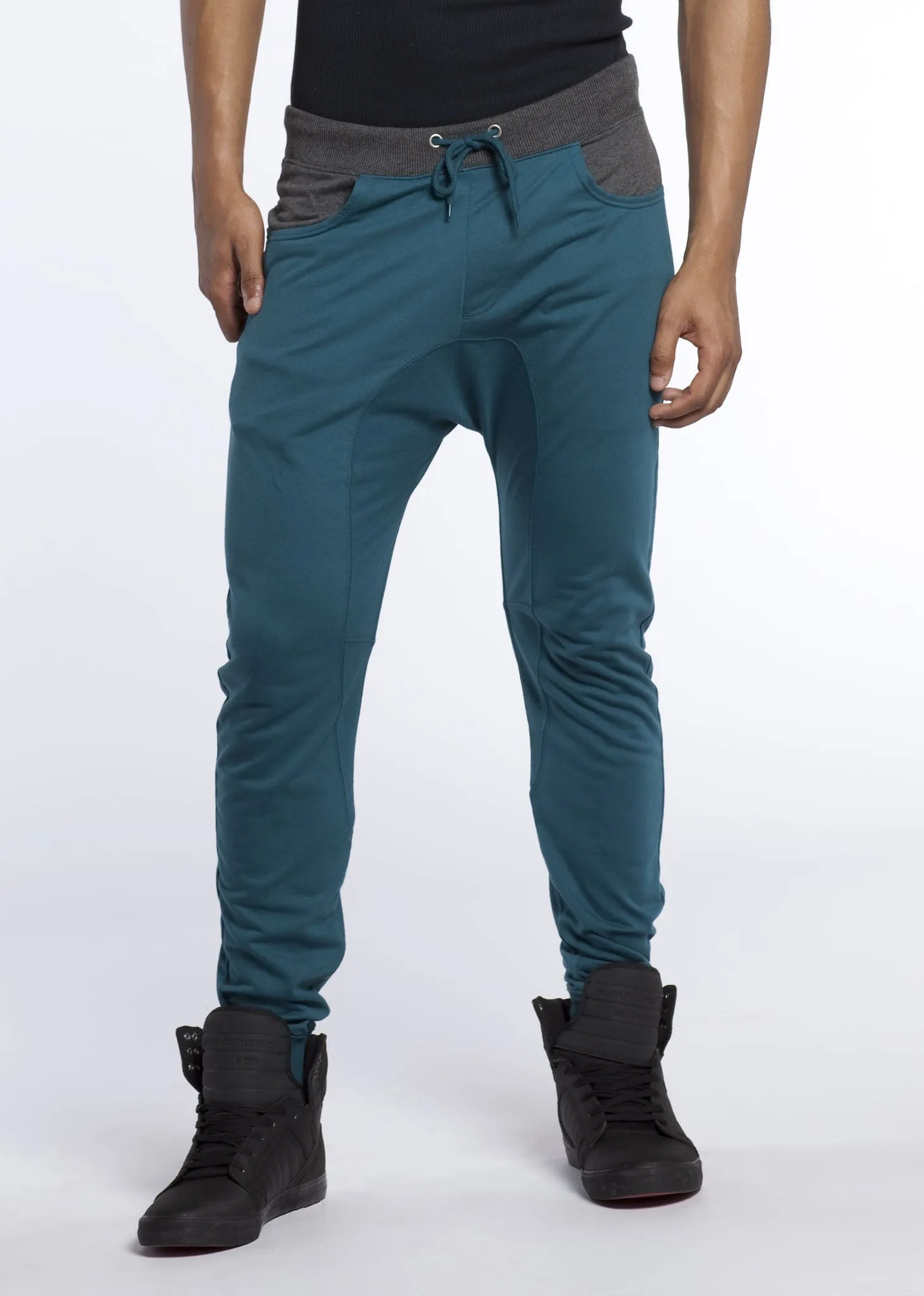 Jogger with Contrasting Waistband