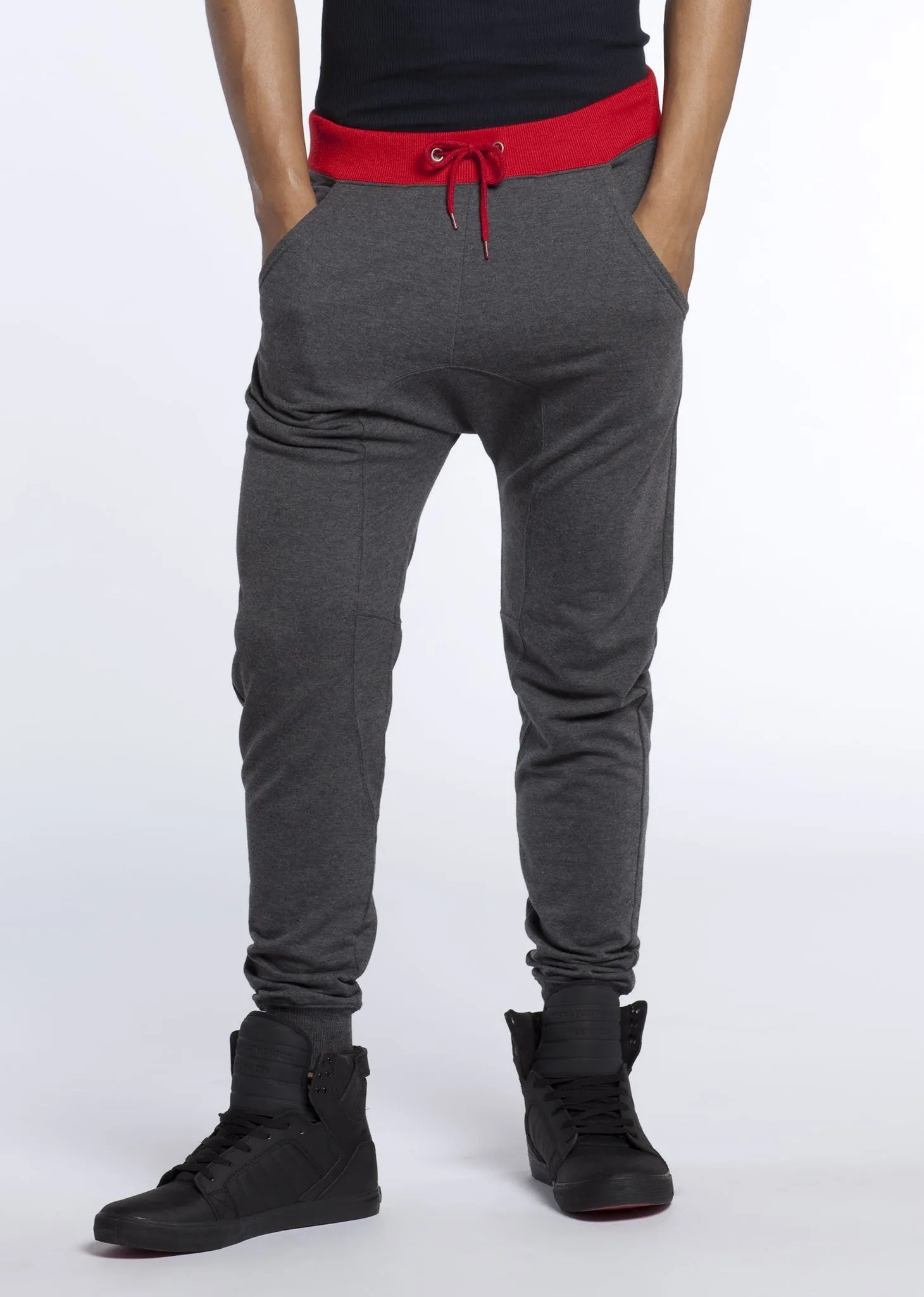 Jogger with Contrasting Waistband