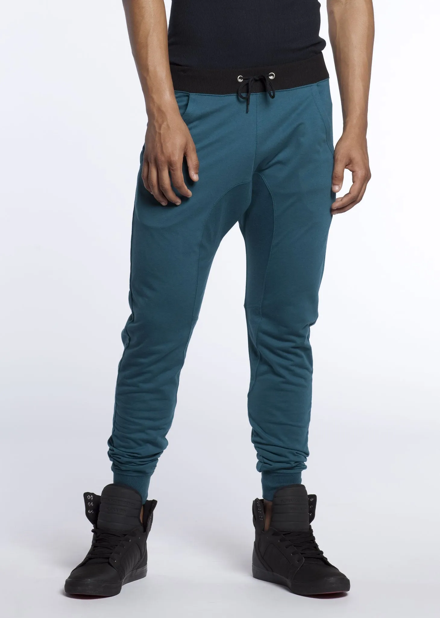 Jogger with Contrasting Waistband