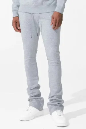 JORDAN CRAIG UPTOWN STACKED SWEATPANTS (HEATHER GREY)