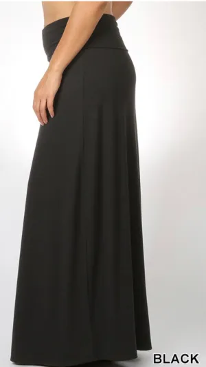 JUDITH MAXI SKIRT BLACK
