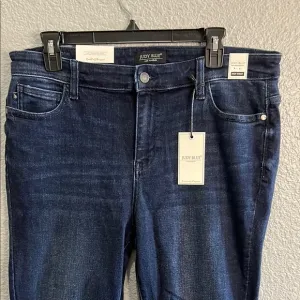 Judy Blue Women's Blue Jeans Skinny High Rise size 15/32