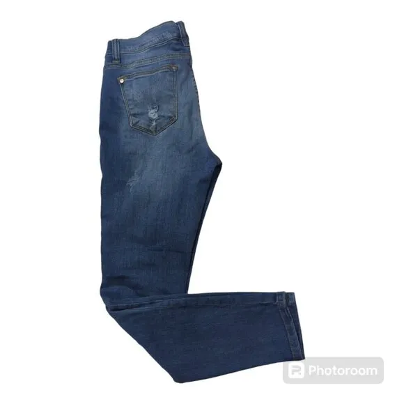 Judy Blue Women’s Jeans Leopard Print Patches Skinny Fit  Sz 9/29