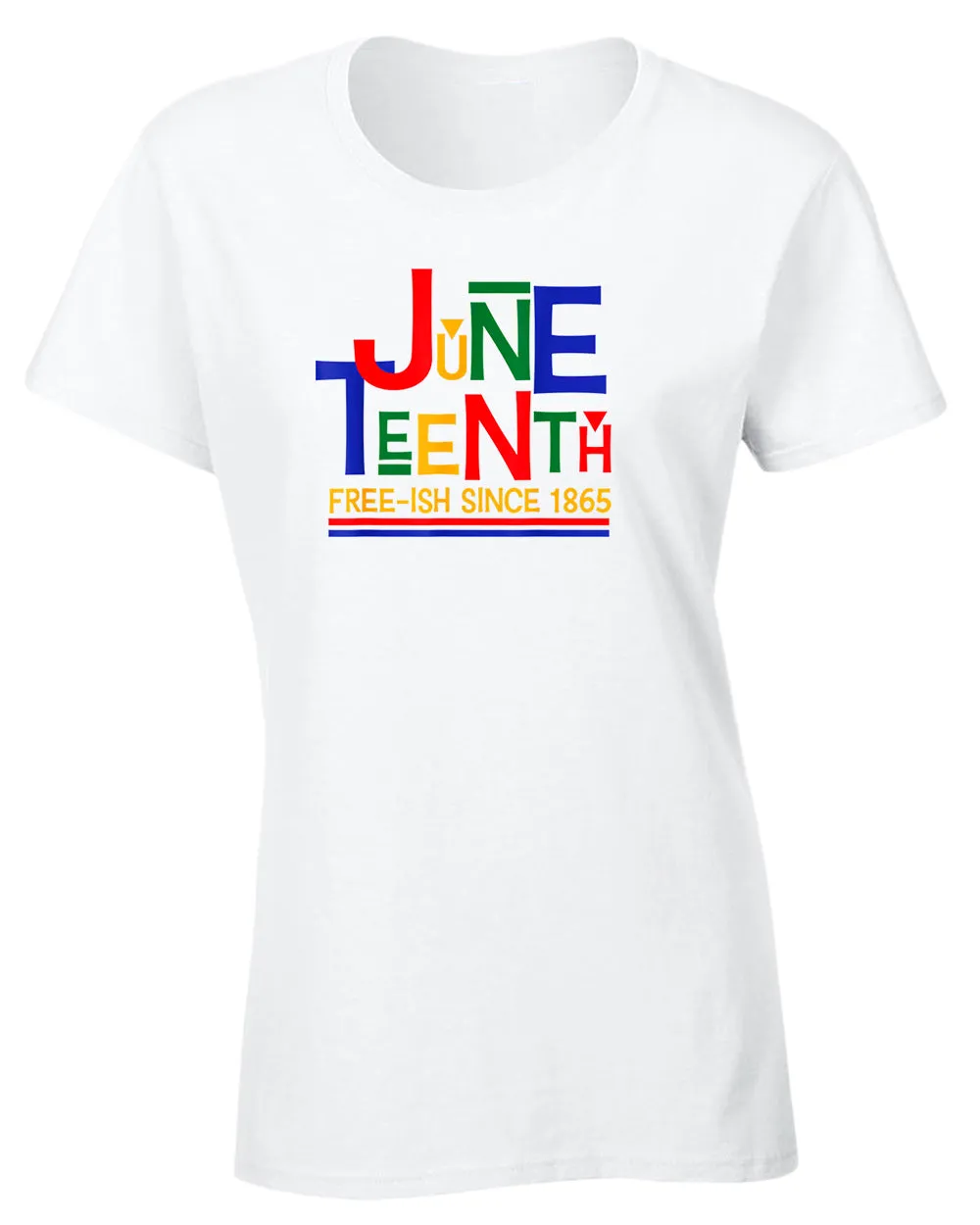 Juneteenth free-ish since 1865 t-shirt red blue