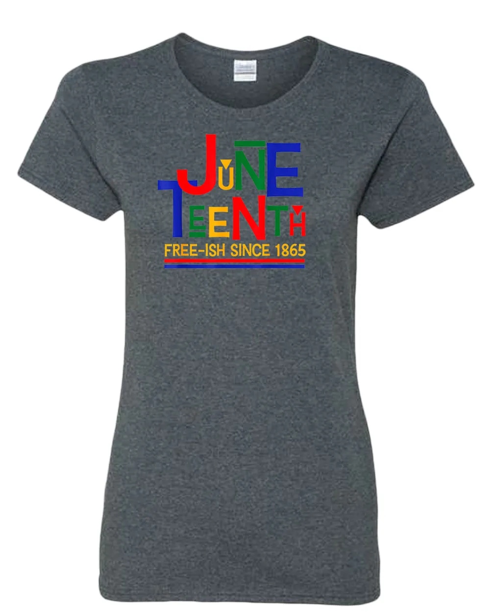 Juneteenth free-ish since 1865 t-shirt red blue