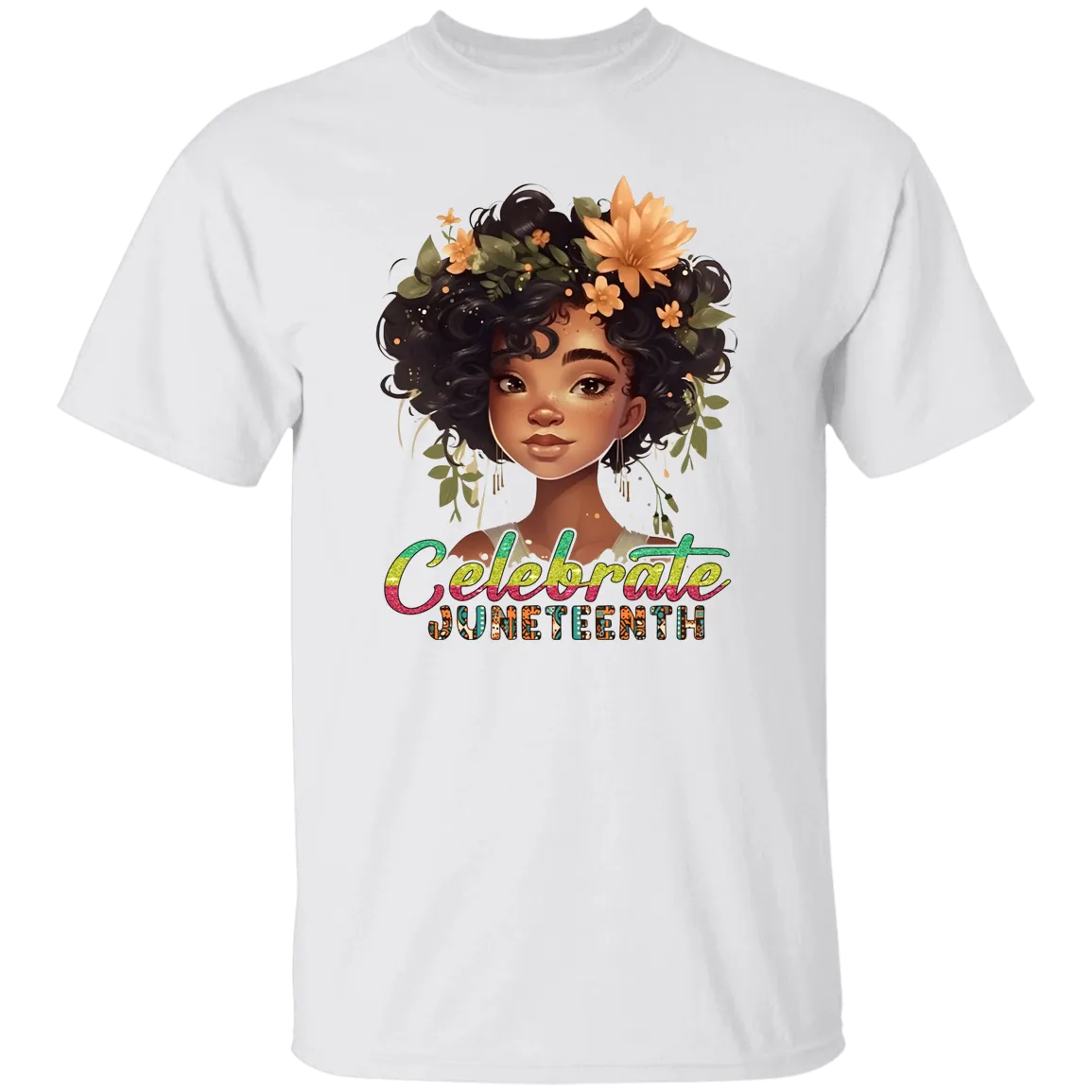Juneteenth Girl 5.3 oz. T-Shirt