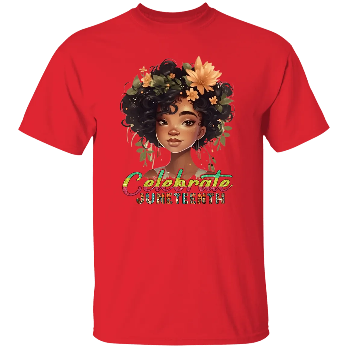 Juneteenth Girl 5.3 oz. T-Shirt